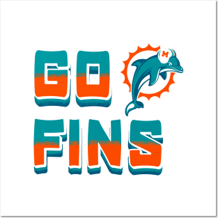 GO FINS Posters and Art